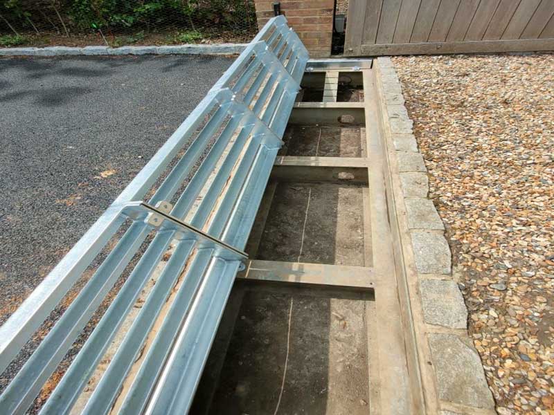 hinged panel cattle grid